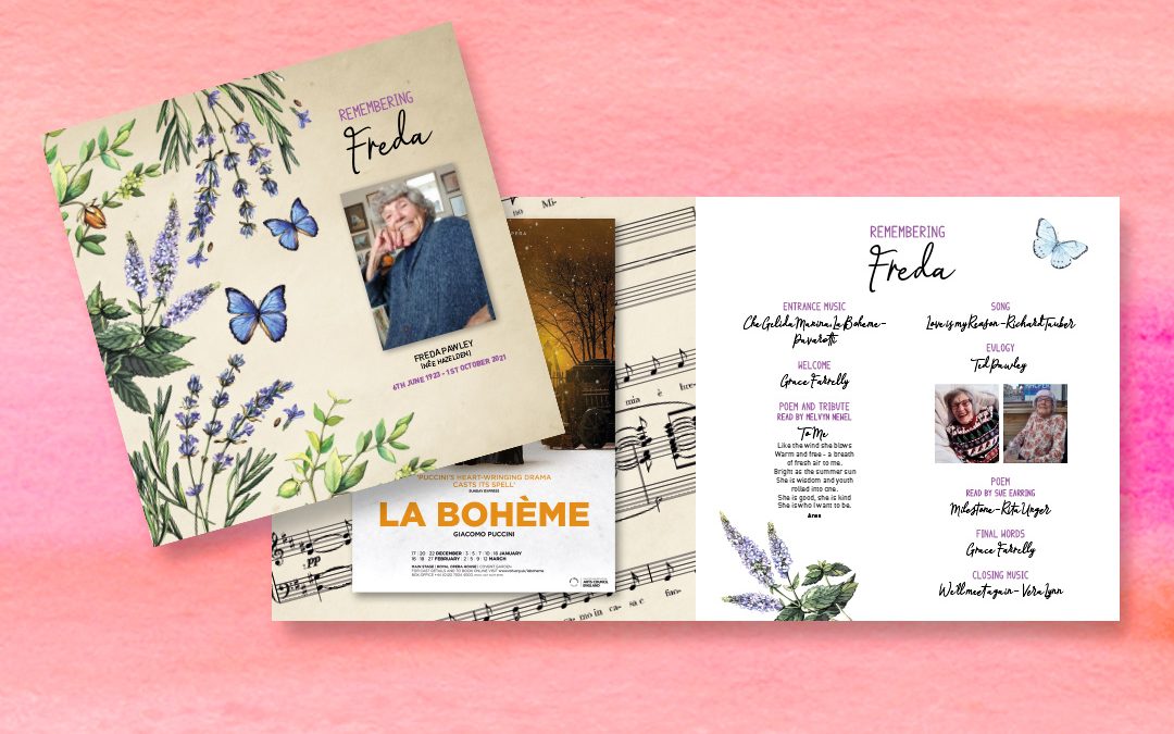 Freda-Pawley-bespoke-funeral-booklet-cover-and-spread